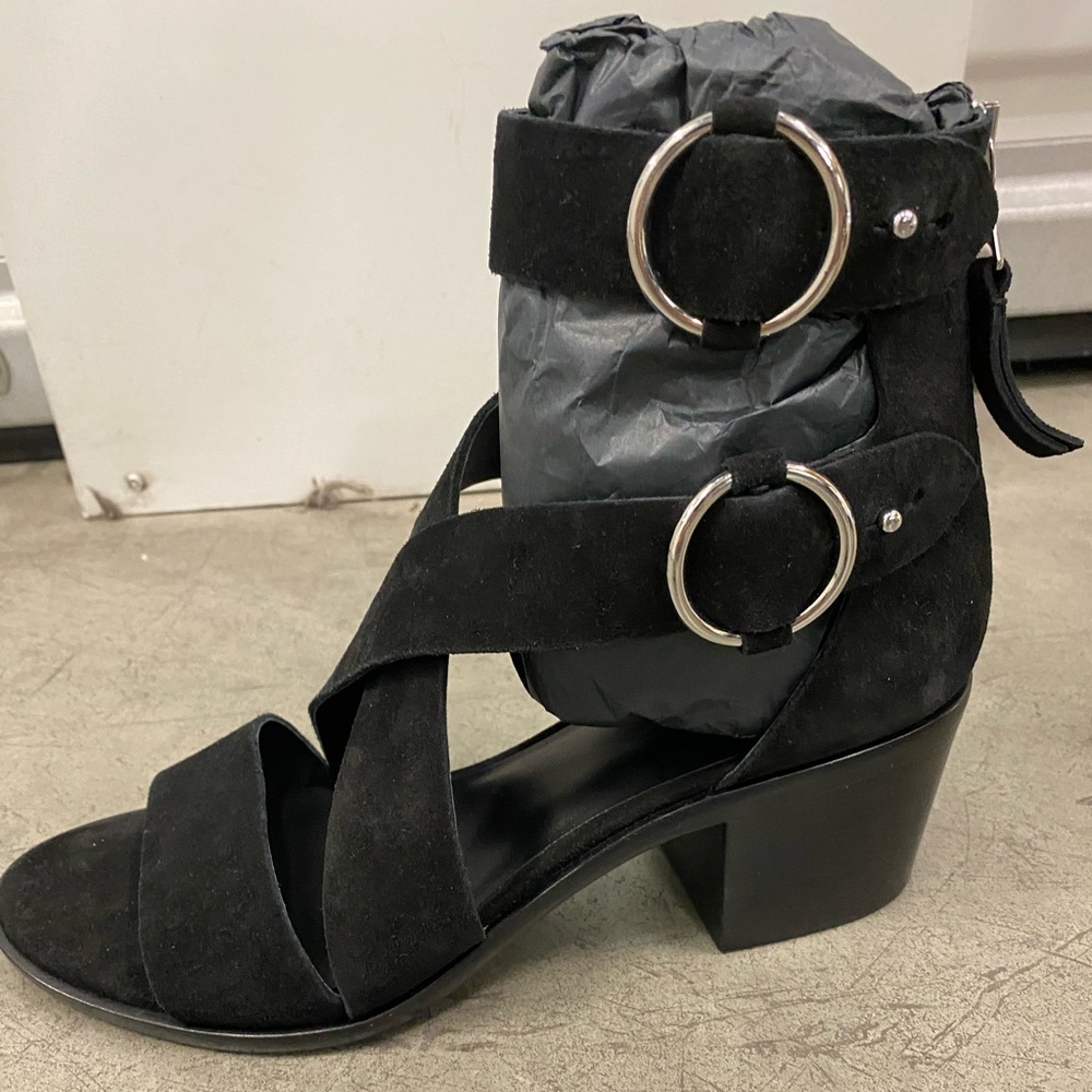 Rag & Bone Mari Black Suede